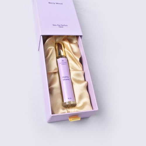 Image of Berry Wood Eau De Parfum 15ML | Elegant Women's Fragrance with Vibrant Raspberry & Warm Woody Notes | Long-Lasting | Perfect for Everyday, Brunch & Vacations | Ideal Gift for Her