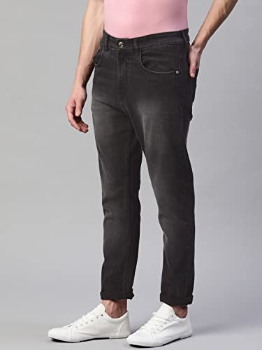 Image of Hubberholme Men's Stretchable Slim Fit Jeans - Casual Cotton Jeans for Men