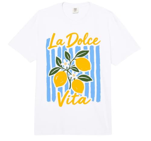 La Dolce Vita Citron Vacances d'été Italiennes Vintage Comfort Colors Adult Heavyweight T-Shirt
