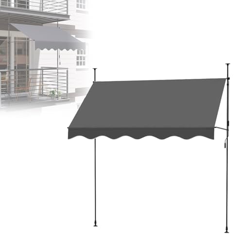 Toldo retráctil resistente de aluminio y lona impermeable de alta densidad 2