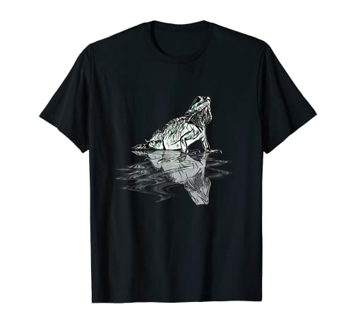 Iguana Reptil Motivo Lagartijas Terrario Lagartija Iguanas Camiseta