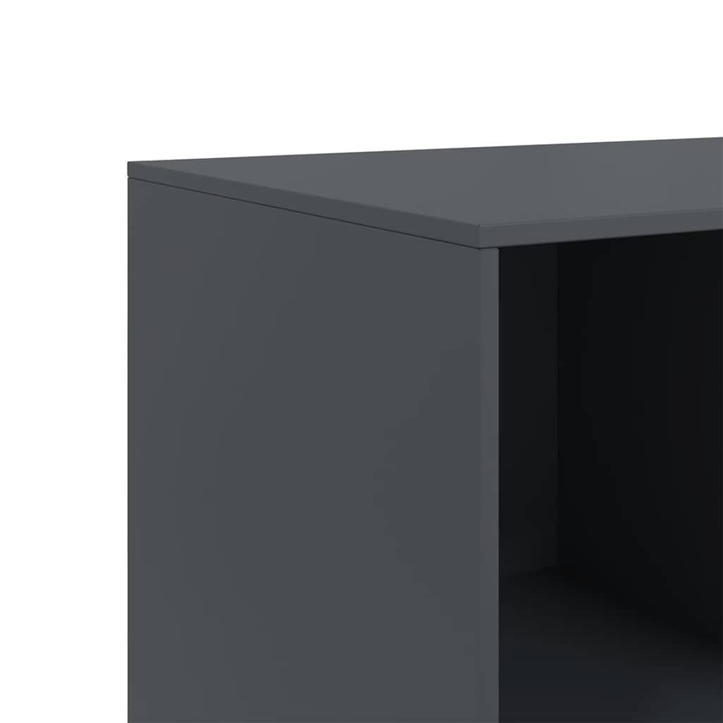 vidaXL Credenza Antracite 99x39x73 cm in Acciaio