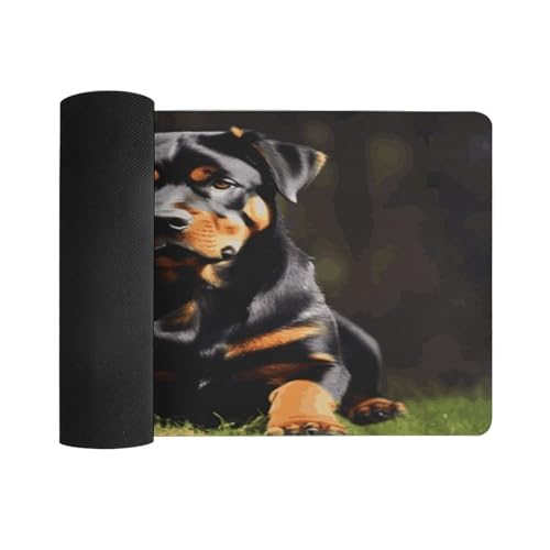 Pad Mouse Grande Rottweiler 30x60 cm Antideslizante miniatura 3