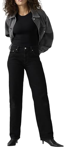 Levi's 501 90's, Jeans, Donna, Rinsed Blacktop, 25W / 30L