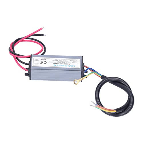 Image of Fafeicy LED Driver, Input AC95-265V 0.35A, Output 24-42VDC 24W 600mA, LED Transformer, Low Voltage LED Driver, IP65 Weatherproof Housing, Drive Power
