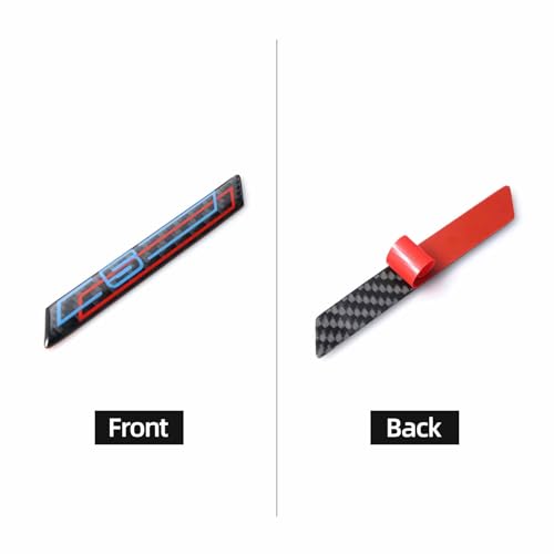 Image of Betterhumz Car Front Side Fender Sticker for BMW 5 Series F10 F11 LCI 528i 530i 535i 550i 2011-2016, Carbon Fiber Bumper Side Marker Reflector Trim Badge Emblems Accessories