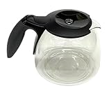 Braun AromaDeluxe 10-Cup Replacement Carafe, Black