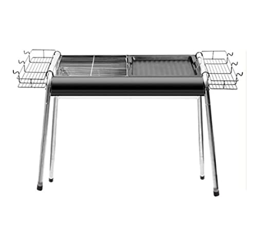 PCharcoal - Parrilla grande plegable de acero inoxidable para camping, picnic al aire libre, barbacoa para exteriores
