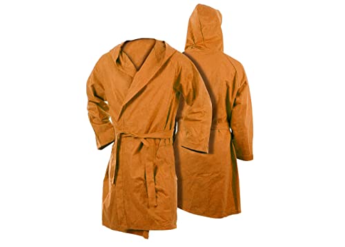 BIANCHERIAWEB W06120 Albornoz, Naranja, S Unisex Adulto