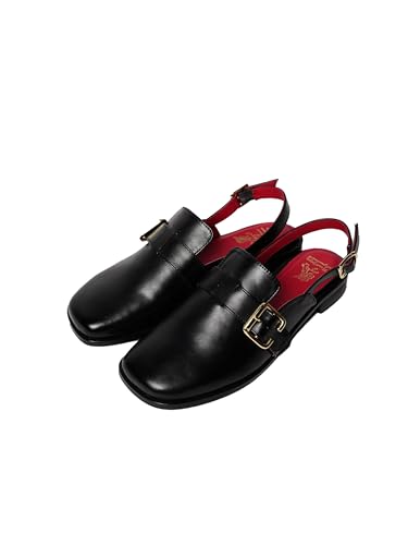 Image of Theater Women Jabberwocky Jubjubs | Stylish Slingback Loafer Flats with Adjustable Buckles