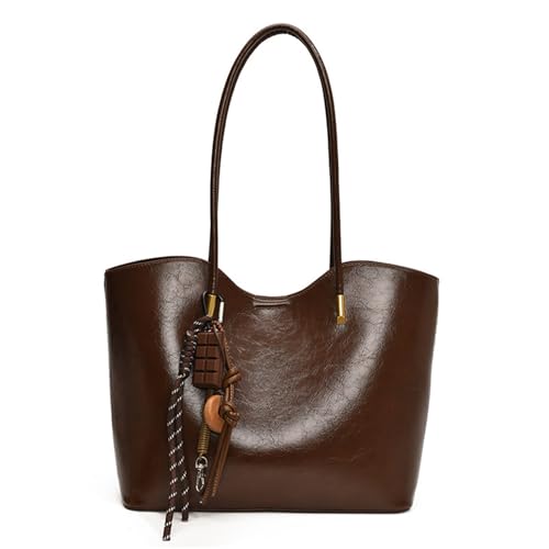 Sac à bandoulière en cuir synthétique aux finitions élégantes