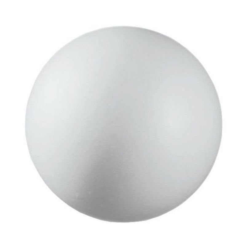 Lealoo Grande Boule polystyrène Pleine, Ø 50 cm/ 500 mm, 1 Sphère Styropor Blanc densité Pro