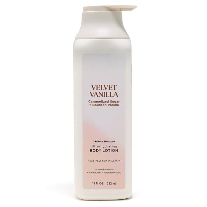 Sce nt Th-eory Body Lotion with Shea Butter All Skin Types Velvet Vanilla 18 oz