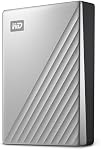WD 2TB Mon passeport Ultra pour Mac Silver, Disque dur portable, Externe HDD, comprend un logiciel de sauvegarde avec défense contre les ransomwares, et une protection par mot de passe, USB-C et USB 3.1 compatible - WDBPMV0040BSL-WESN