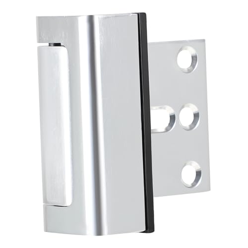 HEATSHAKING 家用強化ドアロック ラッチ アルミ合製 耐衝撃ドア錠 玄関および室内用設置簡単防犯装置