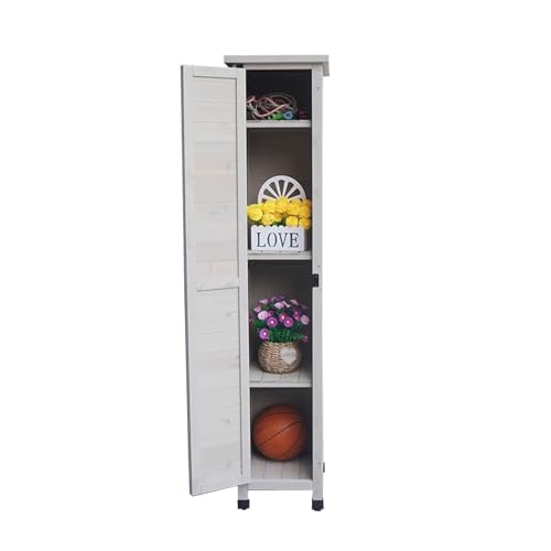 BJPQD 物置 屋外 小型 物置き 屋外用 倉庫 小屋 棚 おしゃれ 庭 無垢材製 多機能収納 調節可能なフットパッド アスファルト屋根 調節可能な棚 厳選されたハードウェア 厚めのサポートフレーム 変形しにくい 環境に優しく健康的 均一な色 頑丈で耐久