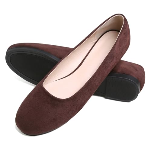 Image of SAILING LU Casual Shoes for Women Dressy Ballet Flats | Comfort Fit, Work Shoes,Casual for Women, Slip-Ons Loafers
