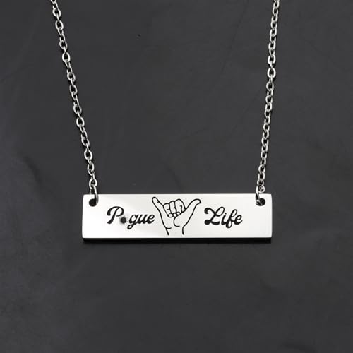 MAOFAED Vintage Necklace for Fans, Tv Show Inspired Gift, Surfing Gift for Women3