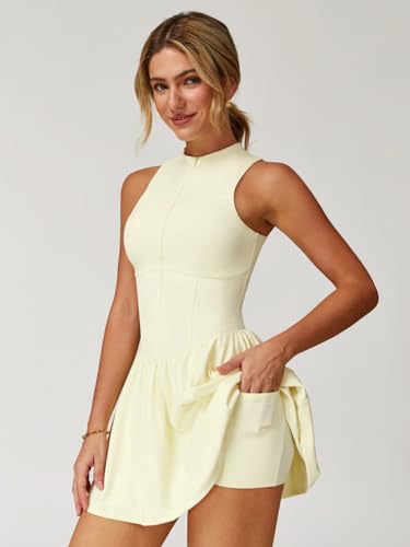 ABOCIW Zip Front Athletic Dress
