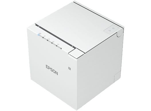 Epson TM-m30III (151A0): WiFi,Bluetooth,White,UK,USB,AC, W128433801 (WiFi,Bluetooth,White,UK,USB,AC Adapter+Cable: Printer,Paper Roll+Spacer,Guide)