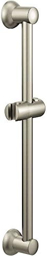Moen Brushed Nickel Handshower 24-Inch Slide Bar, 155746BN image 2