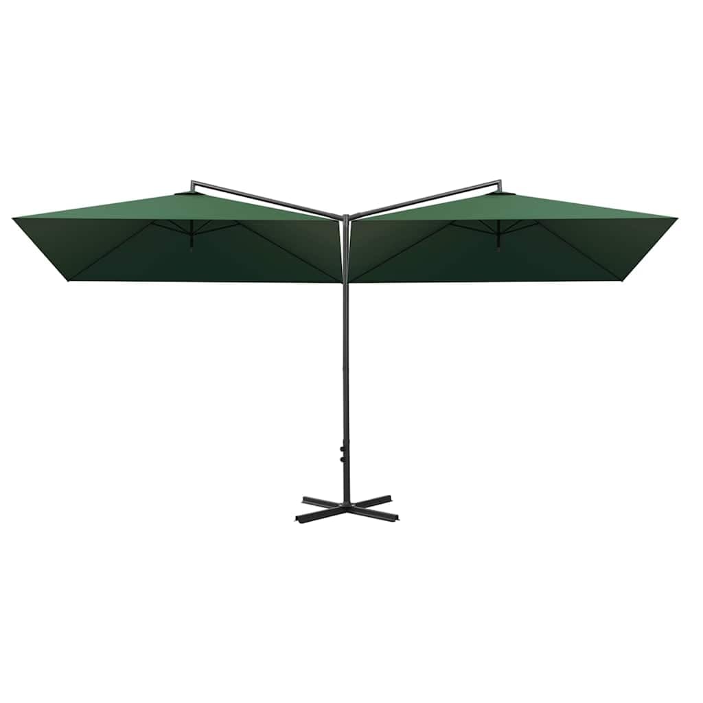 SYDE Podwójny parasol ogrodowy stalowy 600x300 cm