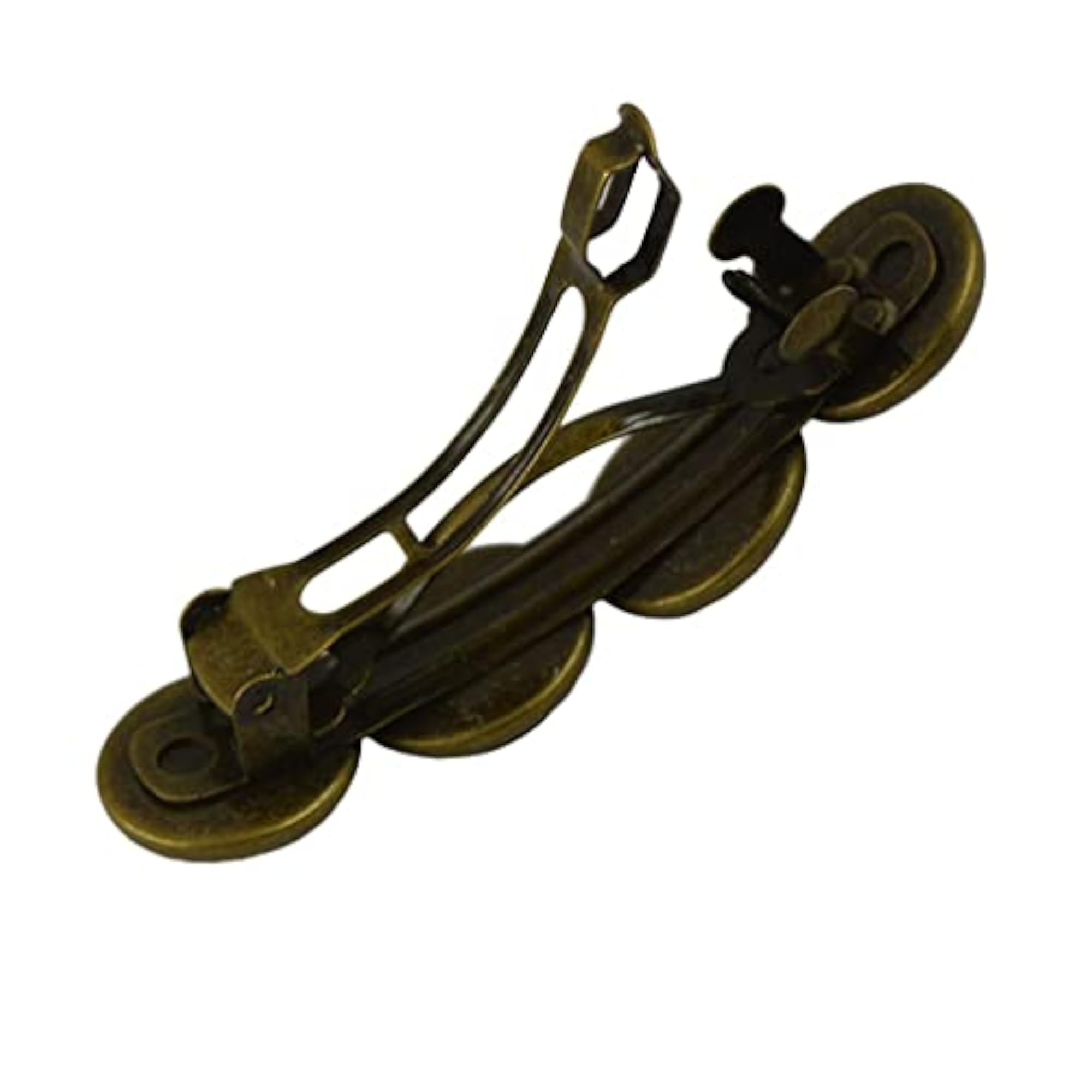2x6 Antique Bronze Bobby Pins Cabochon Hair Clip Set