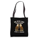 Big Bear Lake California Eagles Jackie and Shadow Tote Bag