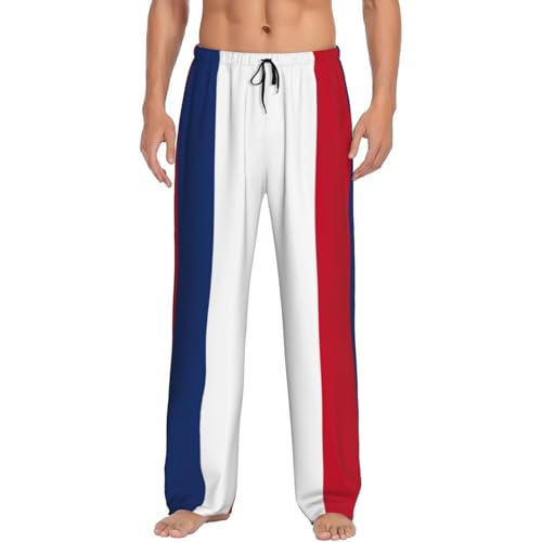Pantalon de pyjama pour homme EdWal noir XXL avec imprimé drapeau néerlandais