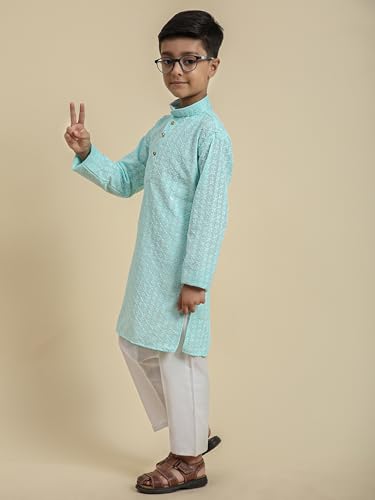 Image of Pro-Ethic Style Developer Boys Cotton Kurta Pajama For Kid's Ethnic Wear | Cotton Kurta Pajama (S-227)
