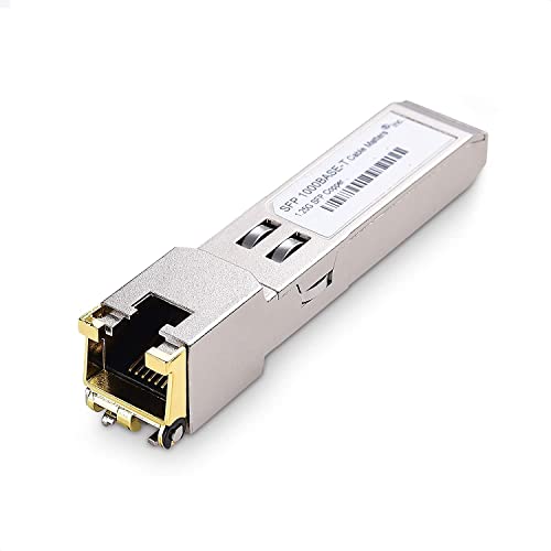 Image of Hanutech 1G RJ45 SFP Copper Module 1000Base-T SFP Copper RJ45 Electrical SFP Module, 100M Optical Transceiver