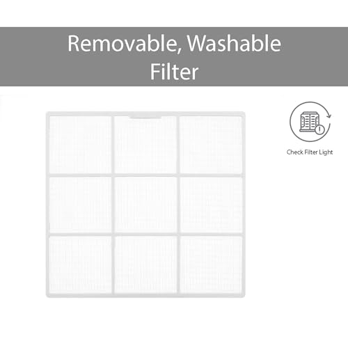 Image of LG LW1223HR 12200 BTU Window Air Conditioner with 570 Square Feet Coverage, Quiet Operation, and LED Display White (Renewed)
