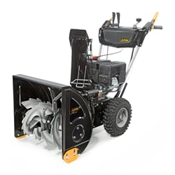 Spazzaneve a scoppio Alpina AS 62 P, 212 cc, 62 cm di ampiezza di lavoro, a due stadi, 5 velocità + retromarcia, ruote da 14", luci a LED, getto di espulsione della neve fino a 10 m