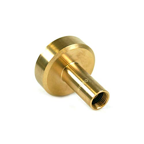 Drehmeister Adaptador para GLP M16 Rosca Hembra - Dish (Francia, Polonia, Italia, Adaptador para autogás) Adaptador para depósito de Gas, latón