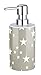 Produktbild WENKO Seifenspender Stella - Flüssigseifen-Spender, Spülmittel-Spender Fassungsvermögen: 0,38 l, Keramik, 8,5 x 18 x 7 cm, taupe