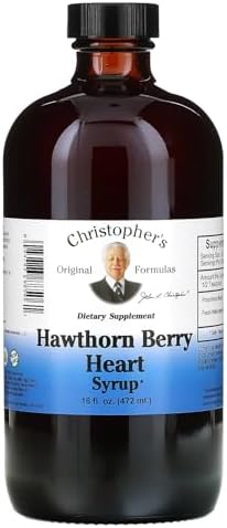 Christopher's Original Formulas Nourish Hawthorn Berry Heart Syrup 16 Oz