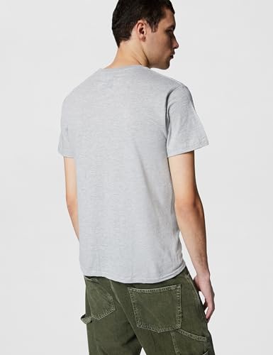 Nintendo Mario Away - Camiseta para Hombre - Gris - Large