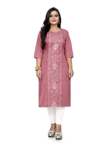 Image of Women's Embroidered Plus Size Kurtis