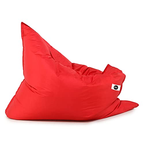 Image of Amazon Brand - Umi. All Weather /Outdoor Bed Bean Bag /Giant Lounger Bean Bag Cover (Without Beans) Red, Size- XXXL