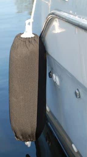 TAYLOR MADE PRODUCTS Premium Heavyweight Boat Fender Cover for 8.5" Hull Gard, 8.5" Super Gard, and 8" Big B, Black, 9205R - image 2