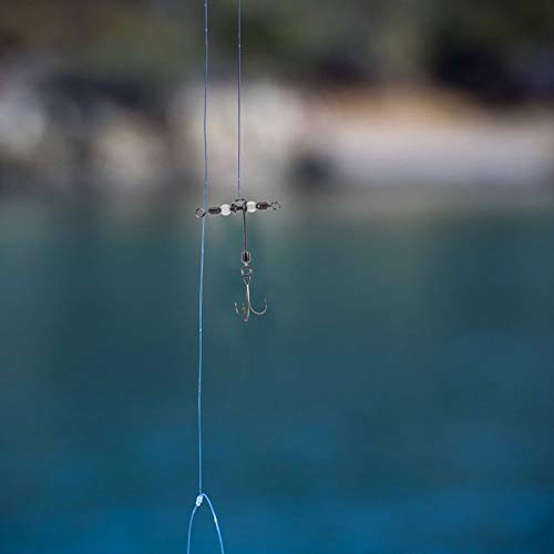 Abaodam 20 peças de acessórios de pesca com contas giratórias em formato de T