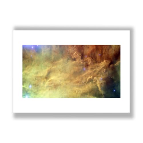 Hubble Télescope Messier 8 Grand format Affiche Astrophotographie Semi-brillante