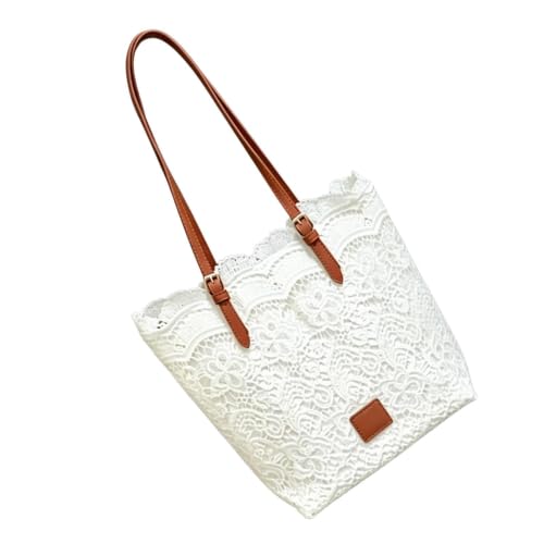 Sac crochet bandoulière femme grand sac vintage dentelle boho pour plage et travail