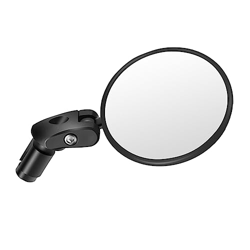 ifundom 1Pc Round Bike Rearview Mirror Reflective Handlebar Mirror for Cycling Easy Installation Enhanced Safety for Commuters and Road Cyclists
