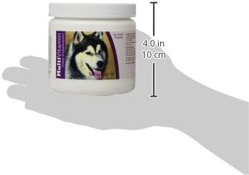 Miniatura 3 de Healthy Breeds Multivitamínico siberiano Husky para perros, suplemento diario recomendado por veterinarios, sabor a tocino, 60 masticables suaves
