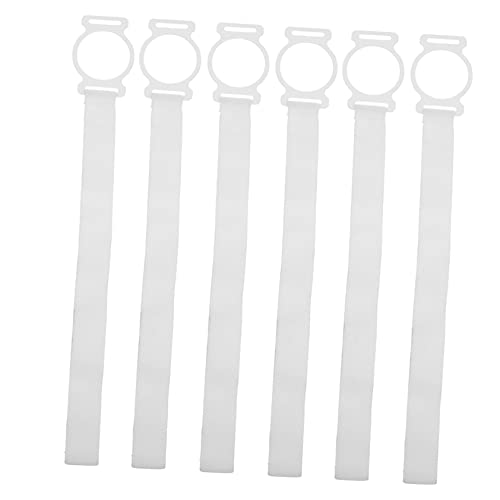 GARVALON 6pcs Moxibustion Elastic Band Moxa Fixator for Leg Wrist Moxa Belt Moxibustion Tools Household Straps