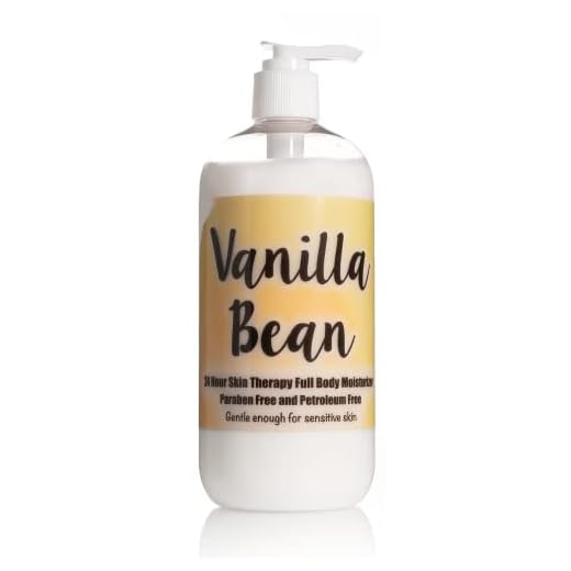 The Lotion Company 24 Hour Skin Therapy Lotion, Full Body Moisturizer, Paraben Free, Made in USA, Vanilla Bean Fragrance, w/ Aloe Vera,16 Ounces