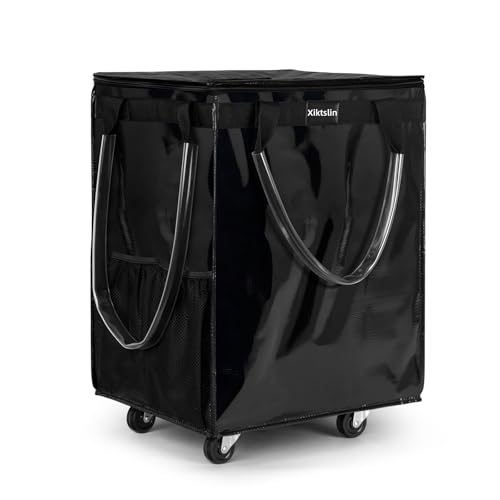 Foldable Rolling Tote with 3 Handles