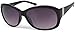 Produktbild styleBREAKER Sonnenbrille in Schmetterlingsform mit Verzierung aus Metall am Bügel, Verlaufsglas, Damen 09020062, Farbe:Gestell Schwarz/Glas Grau-Violett Verlaufsglas