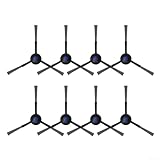 Confezione da 8 spazzole laterali di ricambio per Bosch Spotless BCRD1W/BCRD2W, accessori per la pulizia degli angoli in nylon per robot aspirapolvere